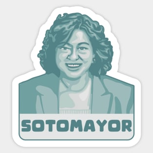 Ladies of the Supreme Court - Sonia Sotomayor Sticker